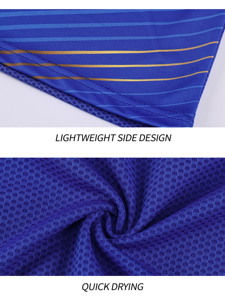 Refreshing Competition Clothing , Custom Soccer Uniforms Elastic Waistband