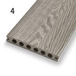Waterproof Balcony Outdoor Composite Decking Boards WPC Hollow Profile