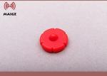 Red EAS Rfid Security Tag Three Balls Clutch Lock CE / ROHS Approved