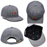 Adjustable Closure Six-Panel Snapback Cap - Match The Fabric Stitching