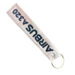 ​Custom Airbus Keychain - Aviation-Themed Embroidered Gift with Durable Metal