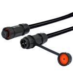 IP66 M19 Led M12 Waterproof Cable Connector PA66 250V 2 Pin