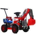 Unisex 6v All-electric Ride On Construction Truck Car with Music 2023 PP Plastic