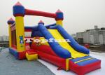 PVC Tarpaulin Commercial Inflatable Jumping Castle Combi Slide Hire