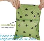 Corn Starch PLA 100% Compostable Dog Poop Bag Biodegradable Waste Bags, Waste