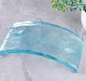 Wholesale 8x8x4 Crystal Glass Block Super Clear Decorative Glass Striped Engraved from china suppliers