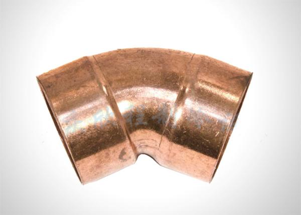 45 Degree Easy Bend Refrigeration Pipe Fittings Copper Pipe Elbow for HVAC and
