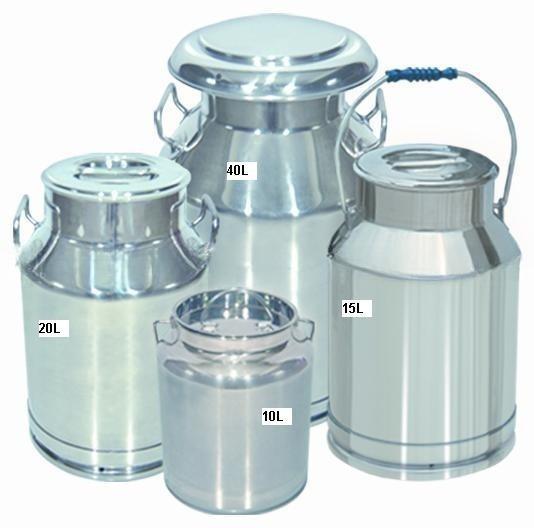 Food Sanitary 8kg Capacity Stainless Steel Milk Can with Mirror Polished