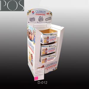 Wholesale Food packing corrugated dumpbin unit display stand from china suppliers