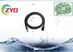 Double Buckle Pull Out Chrome Shower Hose , Kitchen Flexible Hand Shower Hose