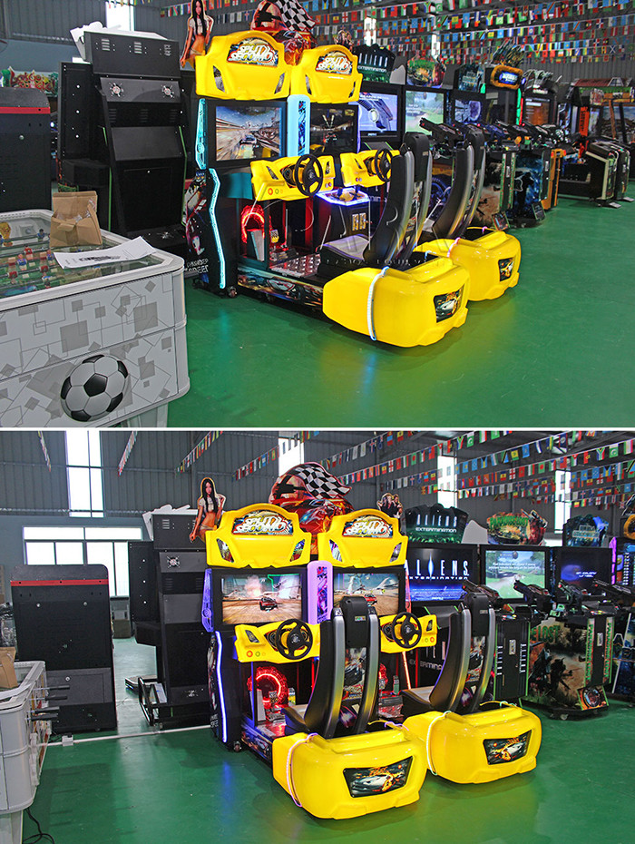 Split Second EPARK Network Racing Video Arcade Game Machine For Entertainment Gym