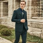 Men's Formal Suit Jacket Three-Piece Business Office Wedding Attire Standard