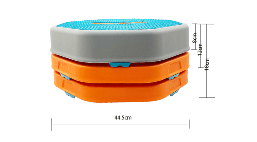 44.5cm Octagonal Aerobic Step Board Step Deck Exercises TPE Round