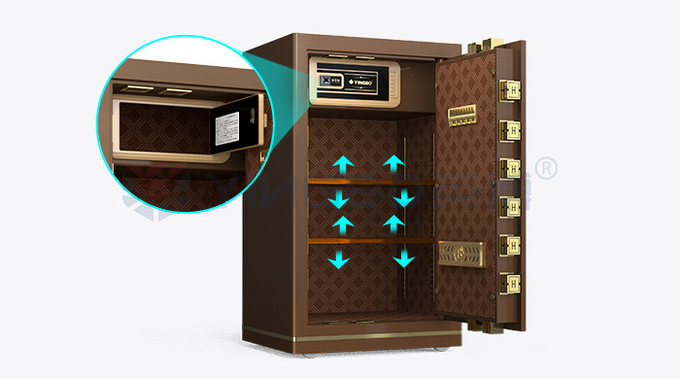 Dual Alarm Smart Safe Box For Office Security H800mm YB/N7-80