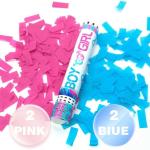 Biodegradable Gender Reveal Confetti Cannon Eco-friendly And Exciting Party