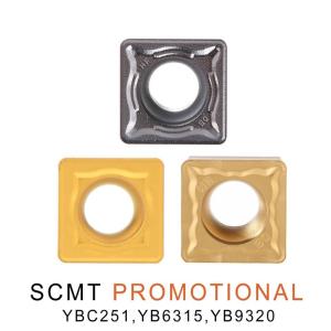 Wholesale Cnc Turning Tungsten Carbide Lathe Tool Inserts Yellow SCMT120408 from china suppliers