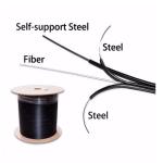 G652D Aerial 1 2 4 Core FTTH Fiber Optic Drop Cable