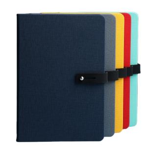 Wholesale Thread Sewing Binding A5 Business Simple Pu Buckle Notepad for Customized Document from china suppliers