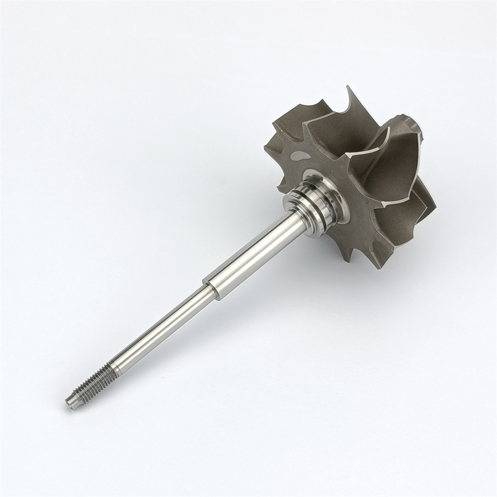 TD04HL 5+5 Blades Upgrade Turbo Turbine Wheel Shaft 49189-30100 49177-30100 49189-03201 Inconel 713C