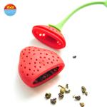 Best cute strawberry shape tea strainer filter travel buddy non plastic loose