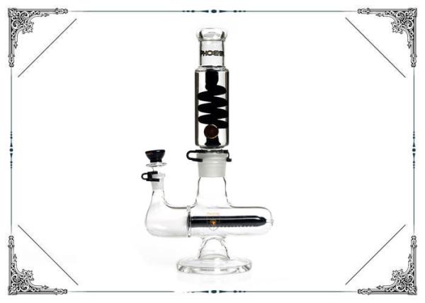 Glycerin Freezable Coil Tube Borosilicate Glass Smoking Waterpipe Hand Blown