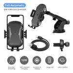 Induction Wireless Charging Station 10w 7.5w 5w Car Mount Phone Holder with