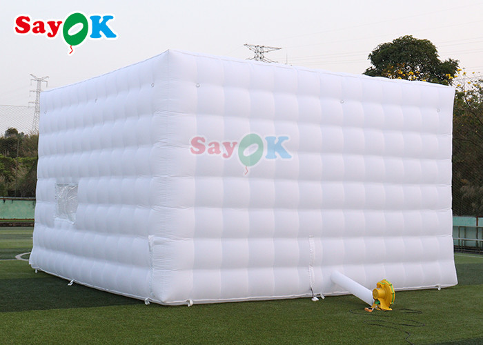 LED Light Inflatable Cube Tent Event Wedding Tents House Nightclub For Rental