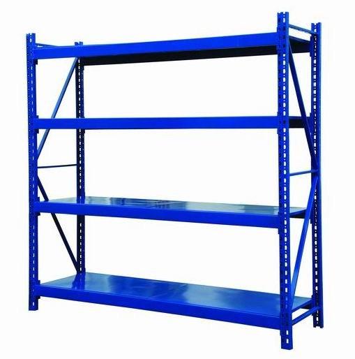 Medium Duty Industrial Steel Storage Racks 500kg/Layer Commercial Warehouse