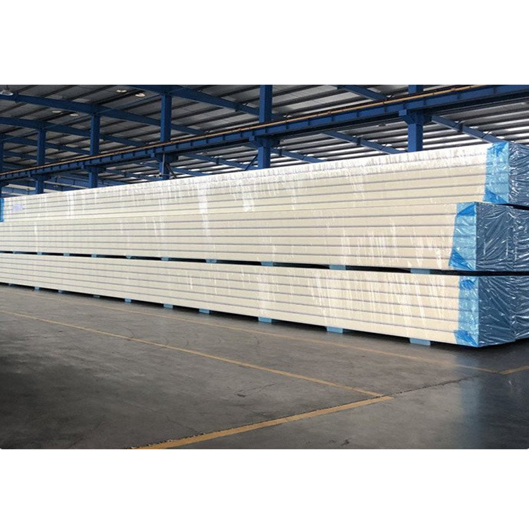 Insulated Metal PIR Wall PU Roof Panel for Cold Room 50mm Polyurethane Sandwich Panel