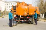 Sewage Waste Disposal Truck With High Pressure Washing And Suction Combination