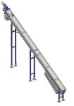 300mm Diameter 4kw Inclined Screw Conveyor