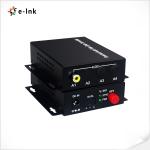 Single Fiber SC Connector 20km RCA Audio Over Fiber Optical Converter