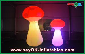 Wholesale Red Yellow Purple Decoration Standing Inflatable Mushroom With led Giant from china suppliers