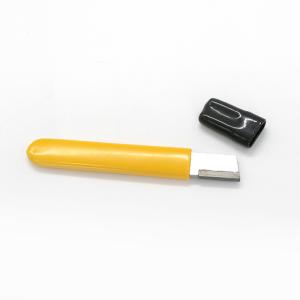 Wholesale Tungsten Steel Pocket Knife Sharpener With PVC Flexible Glue Grip 105 * 12 * 5mm from china suppliers