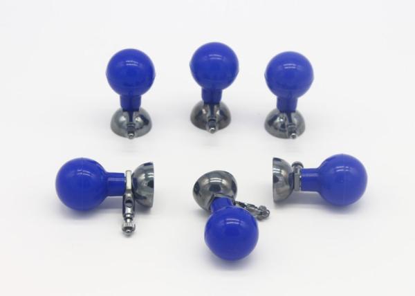 Reusable Medical Monitor Accessories ECG Electrode Blue Breast Suction Ball