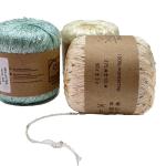 Smooth 2mm 100% Polyester Sequin Yarn For Crochet Or Machine Knitting