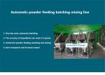Automatic Powder Feeding Batching Mixing Line Batch Weighing Machine