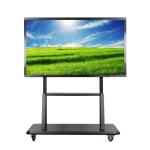80W Android Black Interactive Whiteboards Display Wall Mounted 350cd/M2