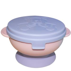 Wholesale Small Silicone Suction Bowl Plate Cup Baby Silicone Divided Plate Spoon With Lid Set from china suppliers