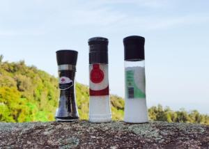 Wholesale 180ml Seasoning Grinder Bottle with Plastic Head, Stainless Steel Trim &amp; Ceramic Core from china suppliers