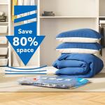 8 PACK VACUUM STORAGE BAGS WITH ELECTRIC AIR PUMP，2 JUMBO,2 LARGE,2 MIDIUM,2