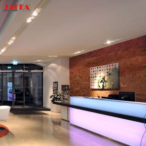 Wholesale Custom Plexiglass Hotel Reception Resin Glass Front Reception from china suppliers