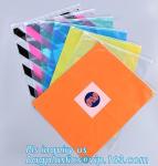 Garment EVA Frosty Slider Zipper Bag, Zipper Sealed Slider Gusset Cosmetic Bag