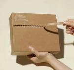 Custom Eco Friendly Tear Off Strip Express Shipping Box Paper Clothing Packaging