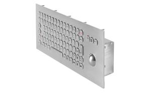 Wholesale Vandal Resistant Rugged Industrial Keyboard With Trackball Top Panel from china suppliers