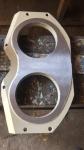 Custom SCHWING Concrete Pump Spare Parts 260mm Spectacle Plate