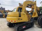 Japan Komatsu PC60 6 Ton Excavator Unique Selling Point High Operating