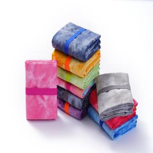 Wholesale Customized Absorb Water Soft Quick Drying Microfiber Double Dyeing Microfiber Sports Towel for Adult 80x160cm from china suppliers