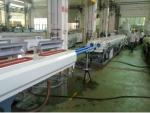 PVC Dual Pipe Making Plastic Extrusion Line PVC PP PE Twin Pipe Extruder