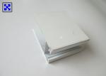 White Coated Aluminum Door Profiles Good Machinability For Dining Room